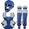 Rawlings Adult Royal/White VELO 2.0 Catcher's Gear Box Set: CSV2A-R/W