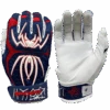 2022 Spiderz ENDITE Batting Gloves: Navy Blue/Red/White