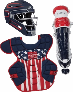 Rawlings Youth USA VELO 2.0 Catcher's Gear Box Set: CSV2Y-NSW