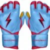 Bruce Bolt PREMIUM PRO BADER Series Long Cuff Batting Gloves: Baby Blue