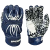 2023 Spiderz HYBRID Batting Gloves: Navy/White