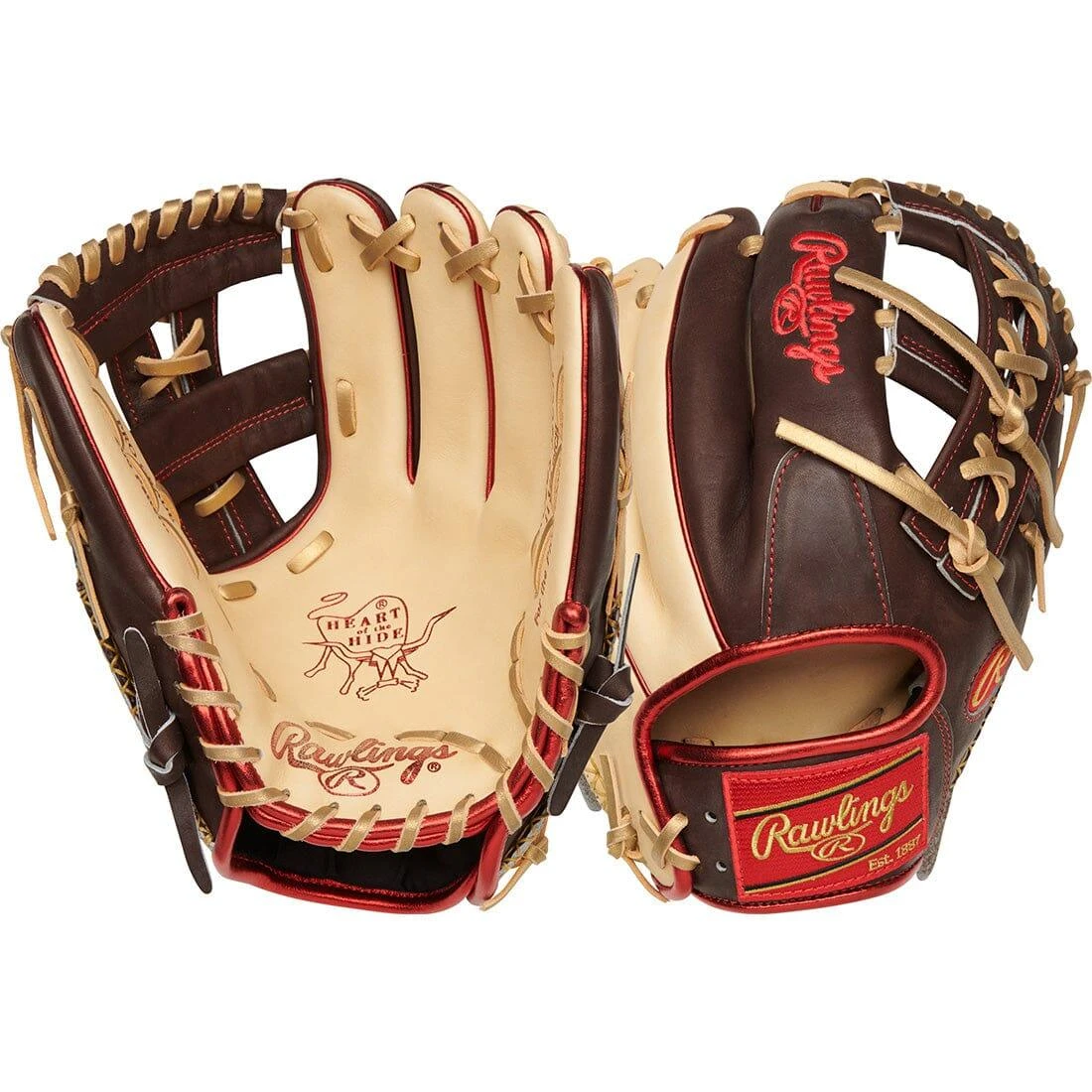 2023 Rawlings Heart Of The Hide ColorSync 7.0 11.75" Infield Baseball Glove: RPRO205-32CCH - Image 3