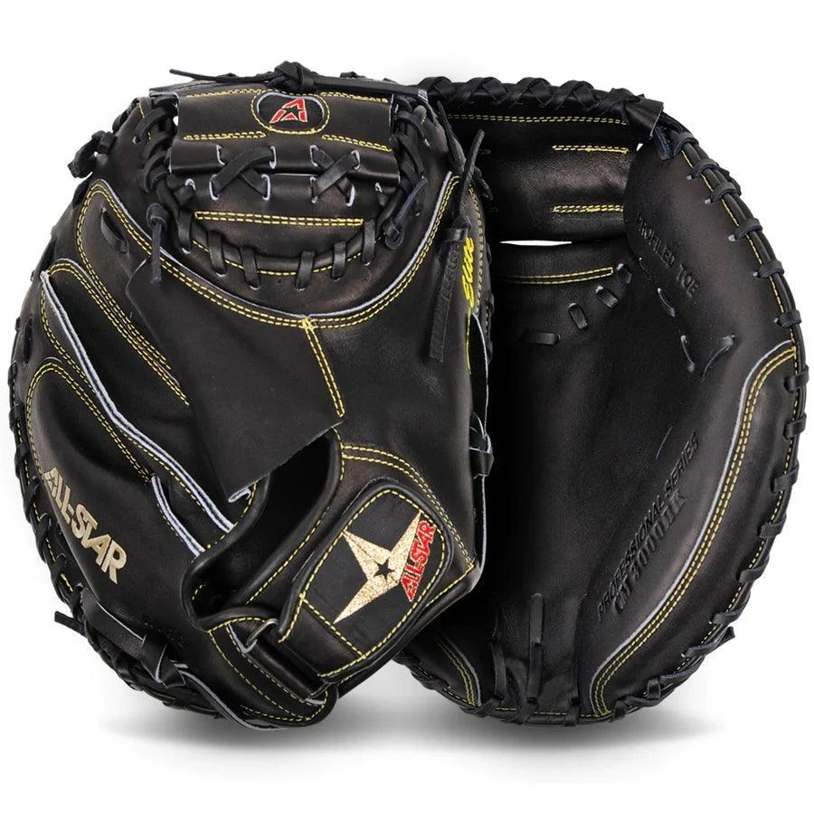 All-Star Pro Elite 35" Baseball Catcher's Mitt: CM3000BK - Image 3